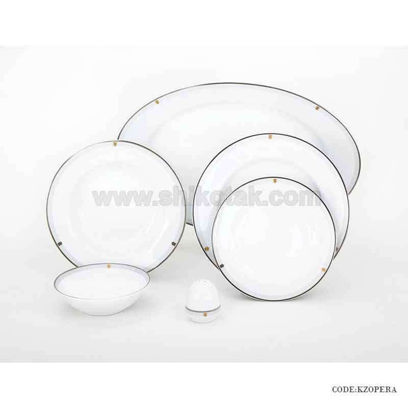 سرویس غذاخوری 6 نفره زرین طرح اپرا