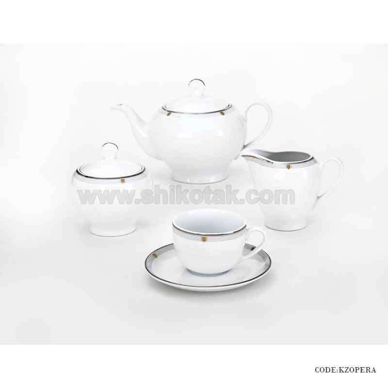 سرویس غذاخوری 6 نفره زرین طرح اپرا