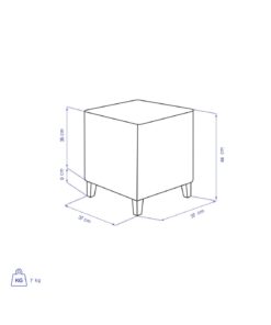 صندلی میز آرایش مدل VERTA