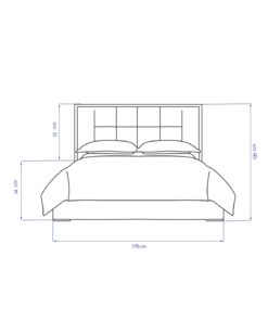 تخت خواب تولیکا مدل TOYA