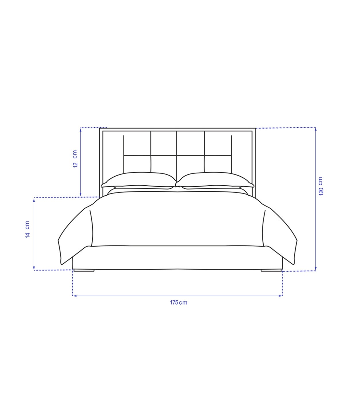 تخت خواب تولیکا مدل TOYA