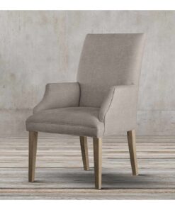 صندلی دسته دار ناهار خوری ساده مدل TOYA