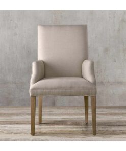 صندلی دسته دار ناهار خوری ساده مدل TOYA