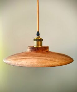 لوستر آویز چوب‌ گردو پیخک کد 127