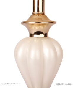 آباژور رومیزی پایه فلز و شیشه مدل آرامیس