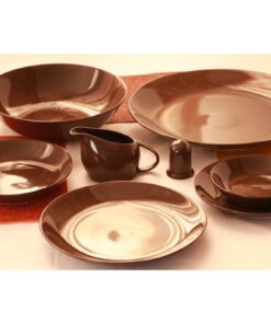 سرویس چینی 6 نفره 30 پارچه ساده مدل بلوط