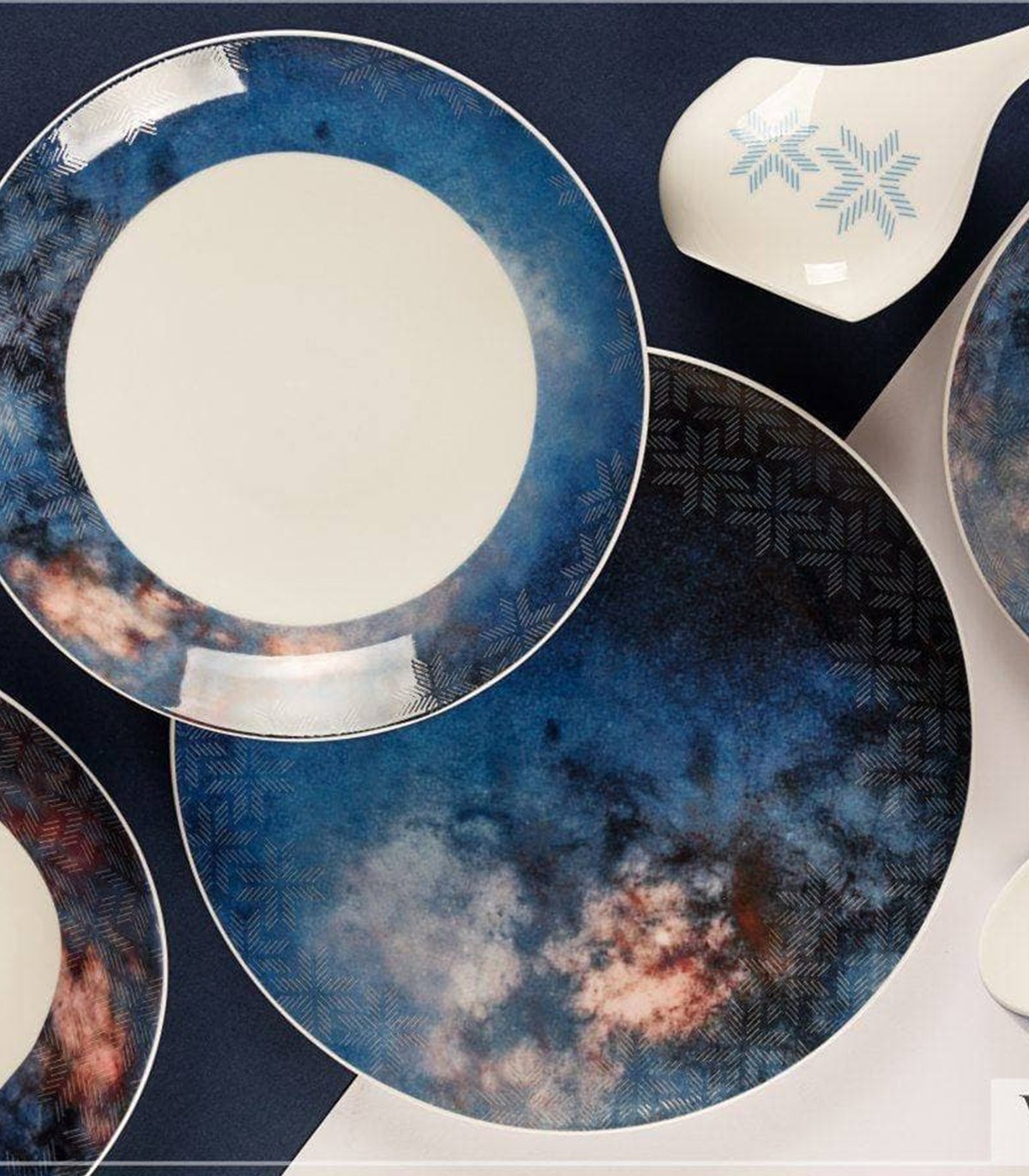 سرویس چینی شش نفره کهکشانی مدل 717107