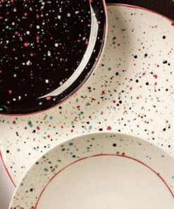 سرویس چینی شش نفره 29 پارچه خالدار مدل 717112