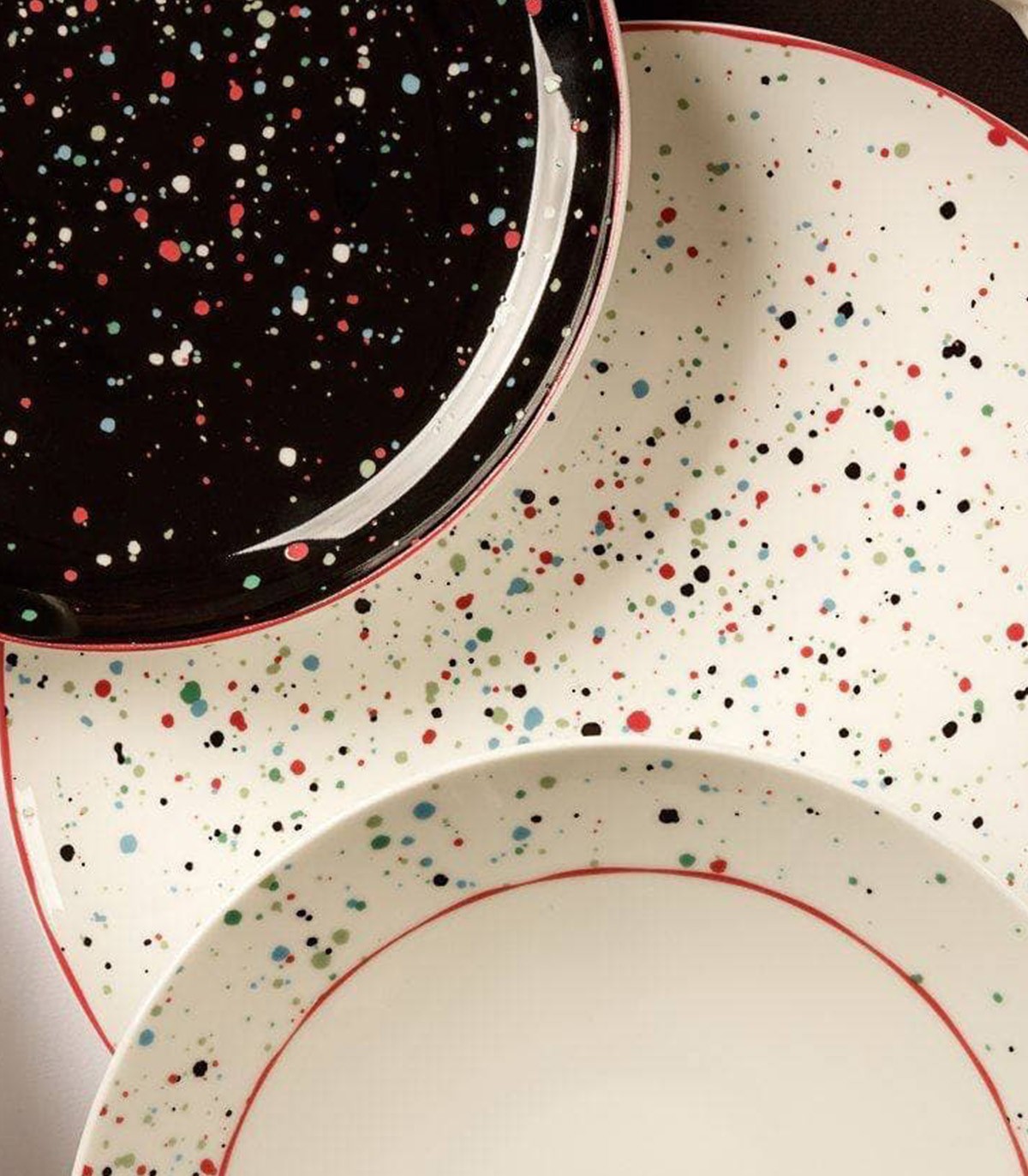 سرویس چینی شش نفره 29 پارچه خالدار مدل 717112