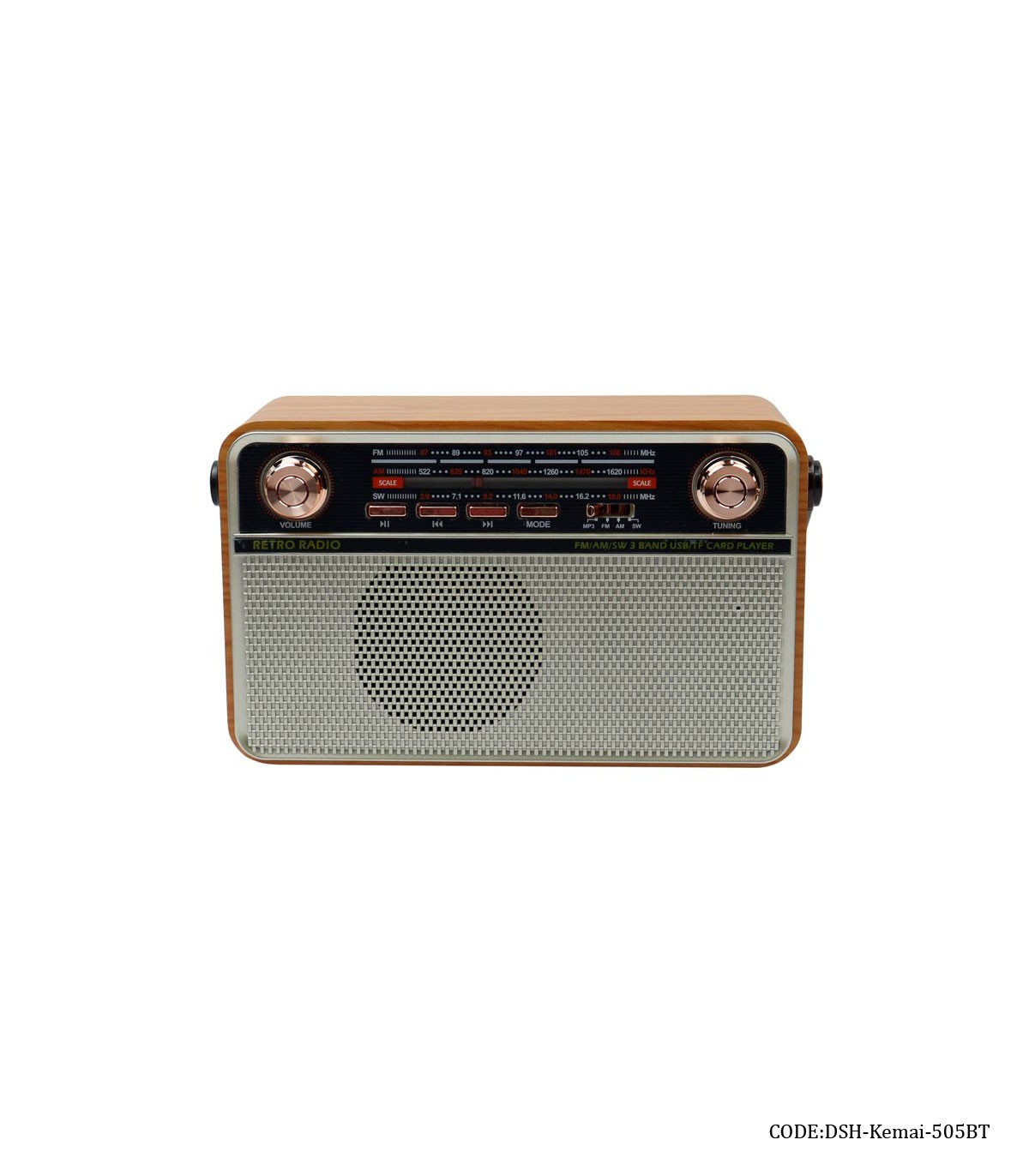 رادیو کلاسیک مدل KEMAI-505-BT