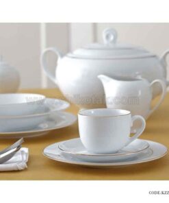 سرویس غذا خوری چینی 12 نفره طرح زرین سری ایتالیا اف