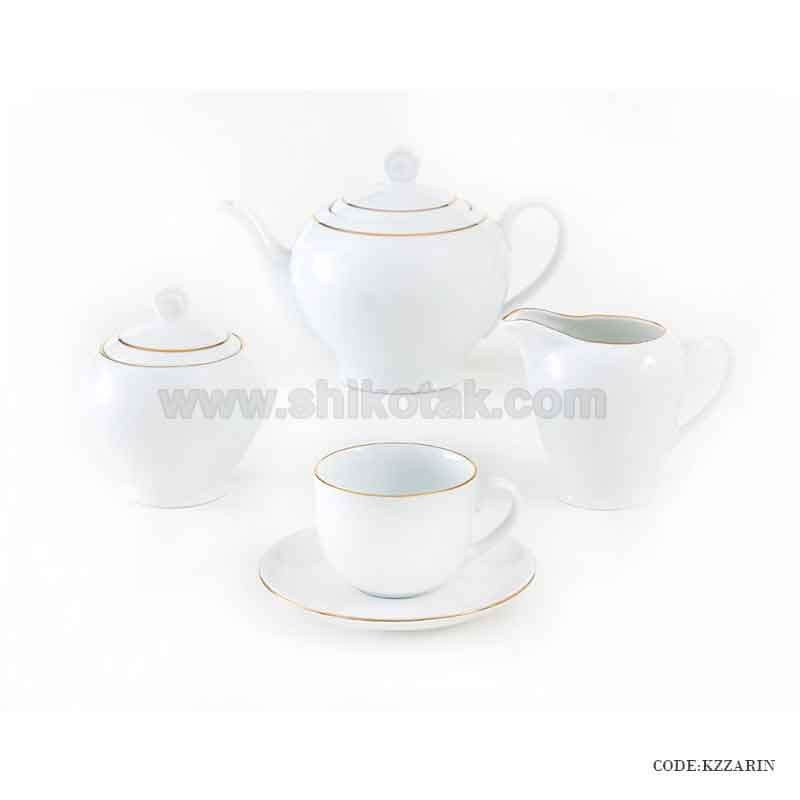 سرویس غذا خوری چینی 12 نفره طرح زرین سری ایتالیا اف