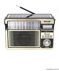 رادیو کلاسیک مشکی مدل KEMAI-515-BT