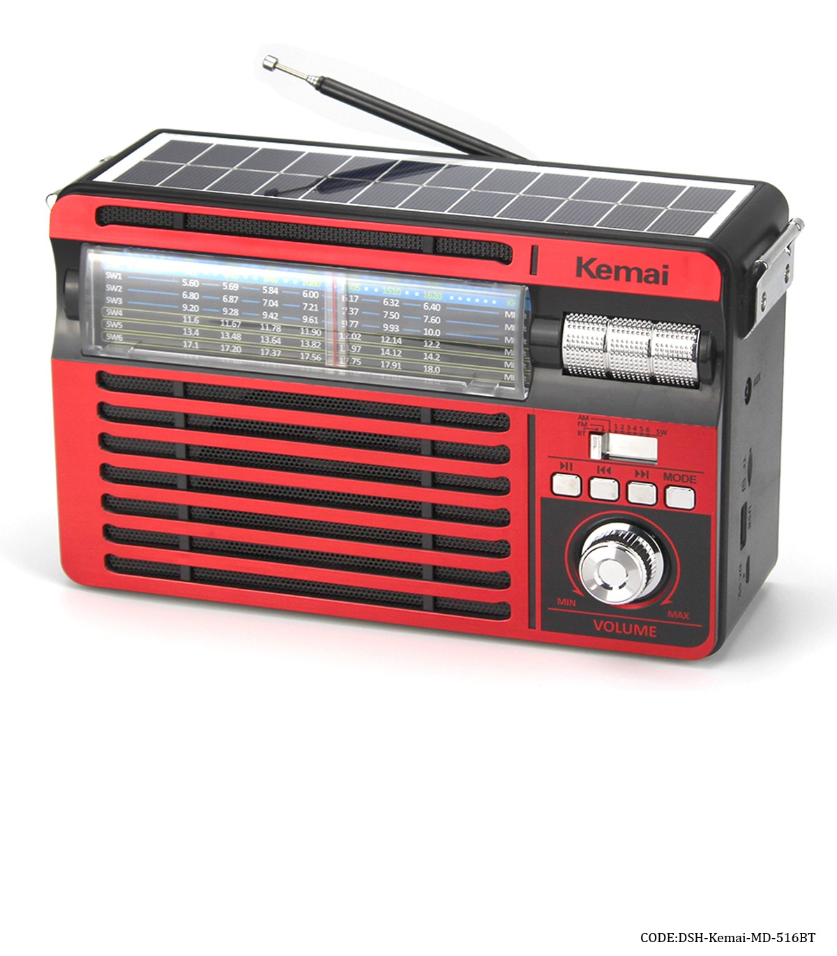 رادیو کلاسیک فلش خور مدل KEMAI-MD-516-BT