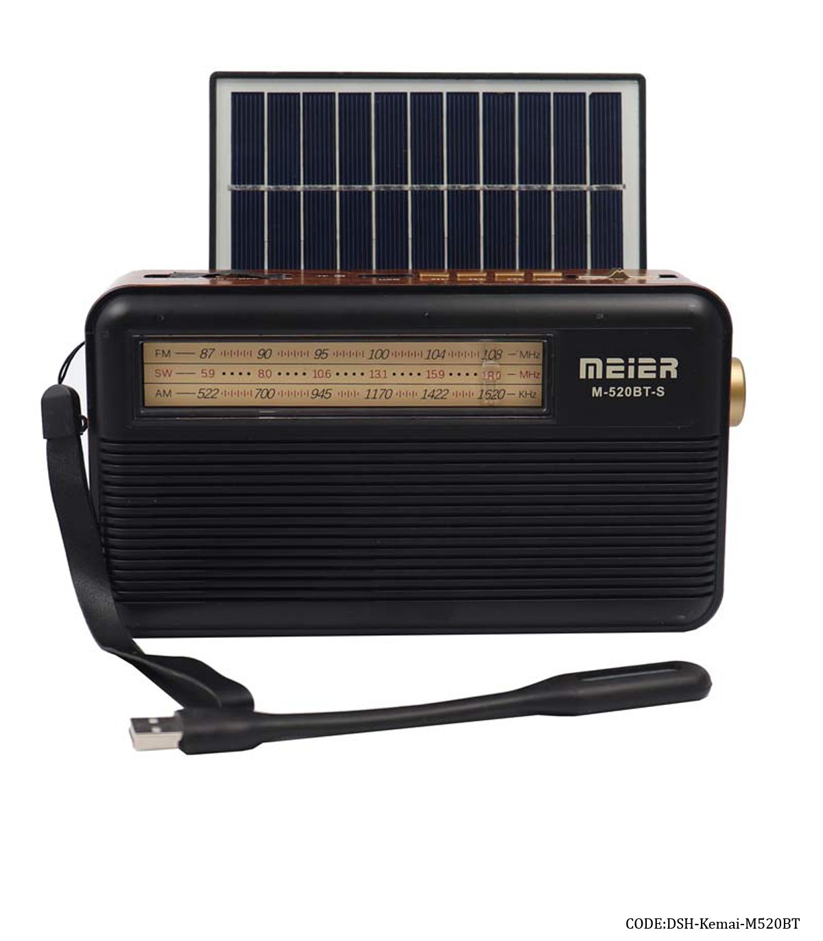 رادیو کلاسیک فلش خور مدل KEMAI-M520BT-S