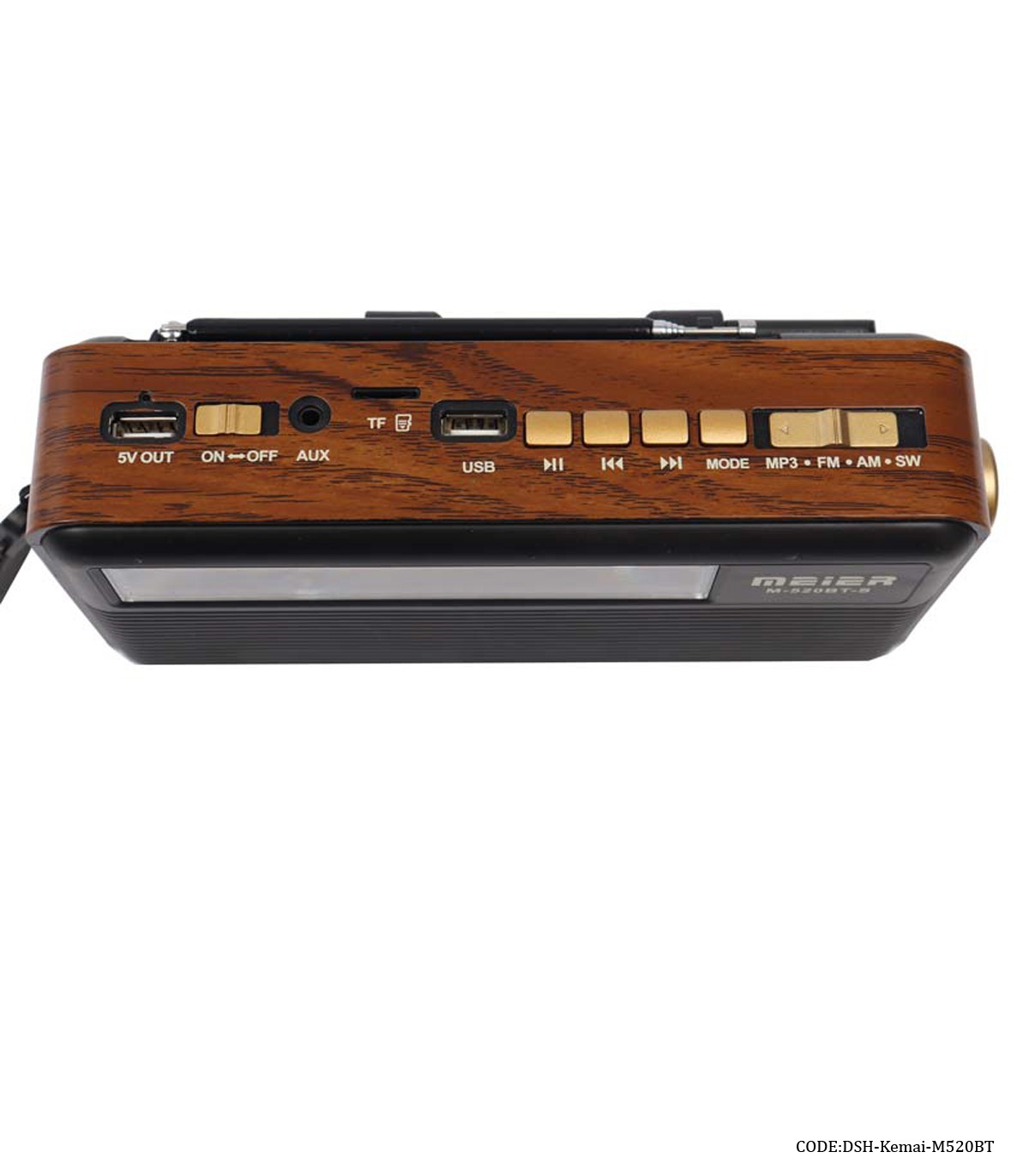 رادیو کلاسیک فلش خور مدل KEMAI-M520BT-S