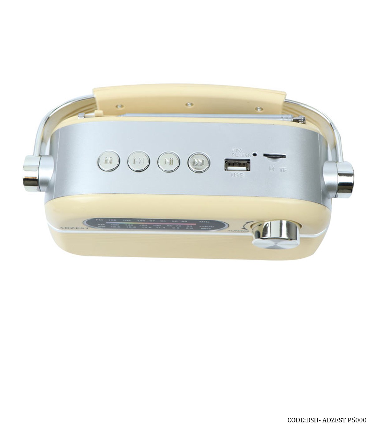 رادیو کلاسیک شارژی مدل ADZEST-P5000 کرم