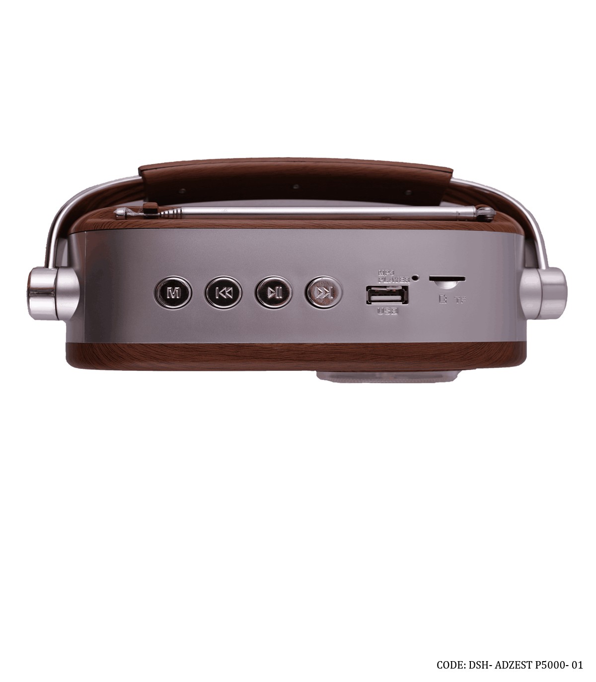 رادیو کلاسیک فلش خور مدل ADZEST-P5000-01 قهوه ای