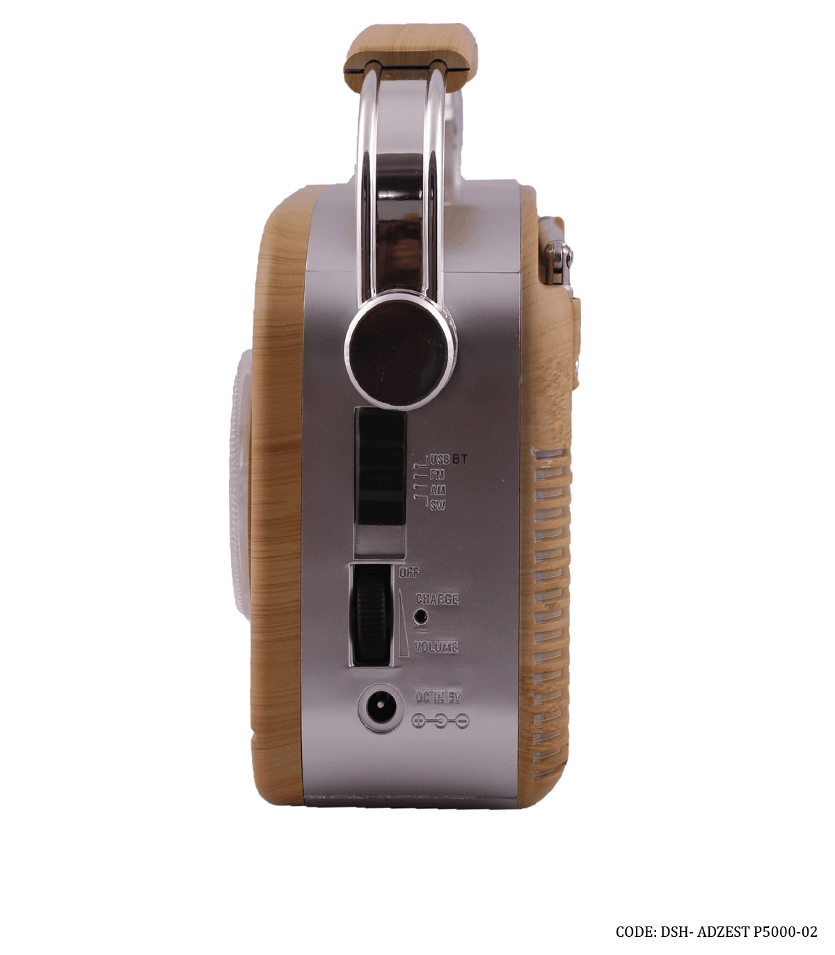 رادیو کلاسیک فلش خور مدل ADZEST-P5000-02 بژ