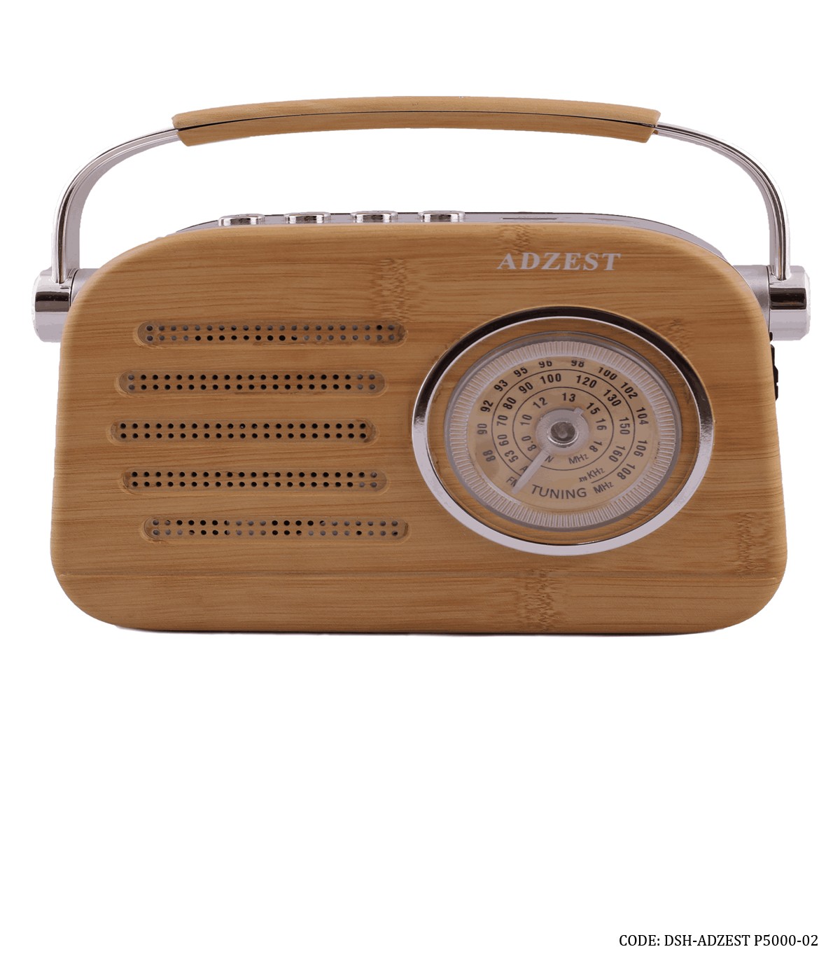 رادیو کلاسیک فلش خور مدل ADZEST-P5000-02 بژ