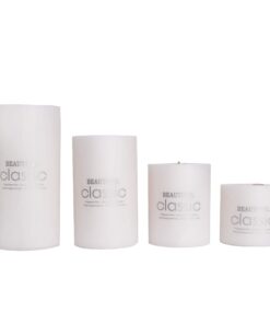 شمع کلاسیک مدل استوانه ای قطر 7 سانتی متر مجموعه چهار عددی