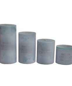 شمع کلاسیک مدل استوانه ای قطر 7 سانتی متر مجموعه چهار عددی