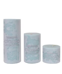 شمع کلاسیک مدل استوانه ای قطر 6 سانتیمتر مجموعه سه عددی