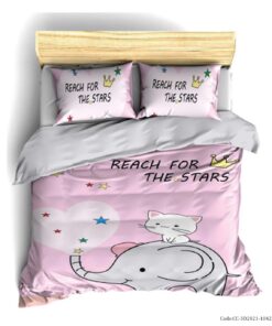 روتختی دخترانه سه بعدی مدل REACH FOR THE STORS