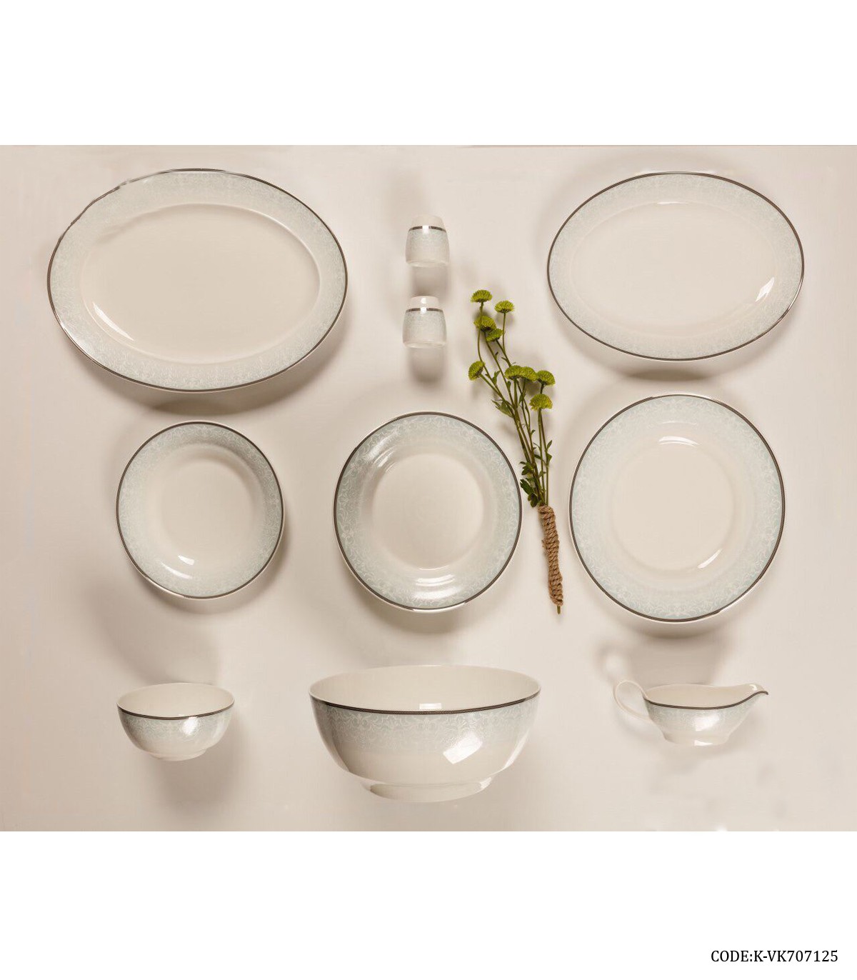 سرویس غذاخوری 6 نفره طرح کاترینا