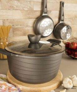 سرویس قابلمه گرانیتی 25 پارچه دودی مدل 713825-5