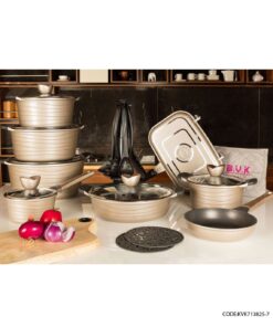 سرویس قابلمه گرانیتی 25 پارچه بژ مدل 713825-7