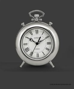 ساعت رومیزی عدد رومی مدل SILVER SUN LUIS