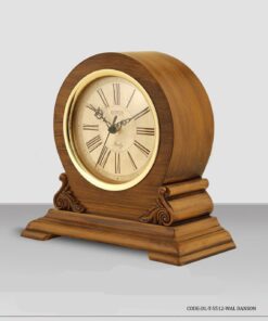 ساعت رومیزی چوبی مدل DANSON قهوه ای روشن کد 5512