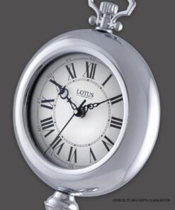 ساعت رومیزی صفحه گرد مدل SANTA CLARA سیلور کد 804