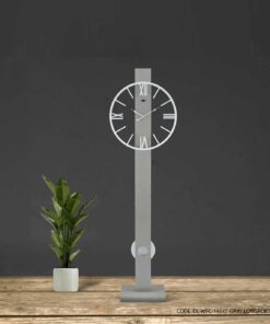 ساعت ایستاده فانتزی مدل LONGPORT طوسی کد 14141