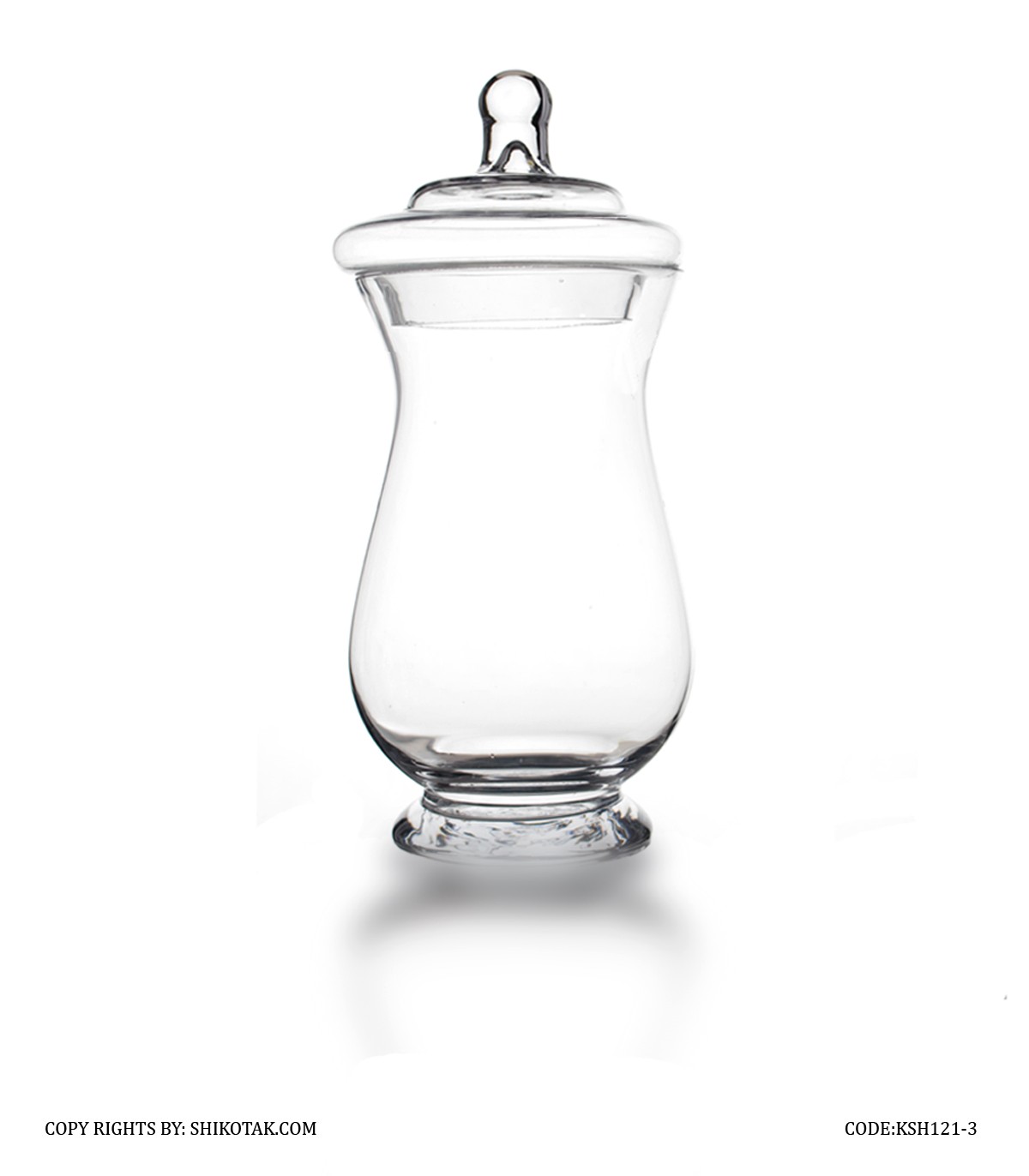 کندی باکس بلوری مدل خمره ای