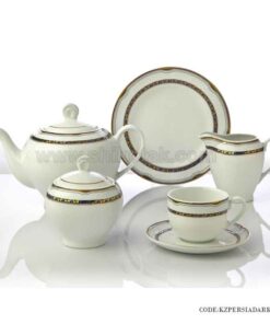 سرویس چینی ایرانی زرین 12 نفره پرشیا سرمه ای