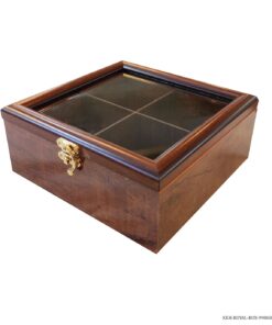 جعبه تی بگ رویال چهار تایی مربعی مدل 9906B