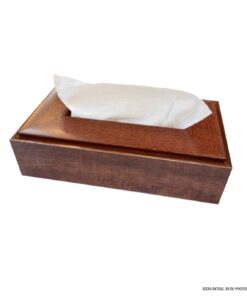 جعبه دستمال چوبی مدل رویال