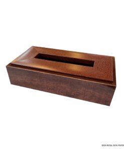 جعبه دستمال چوبی مدل رویال
