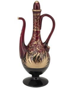 ست چراغ گرد سوز و گلابپاش قرمز مدل Mw