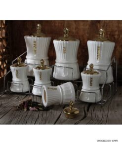 سرویس پاسماوری چینی مدل مهلا سفید طلایی