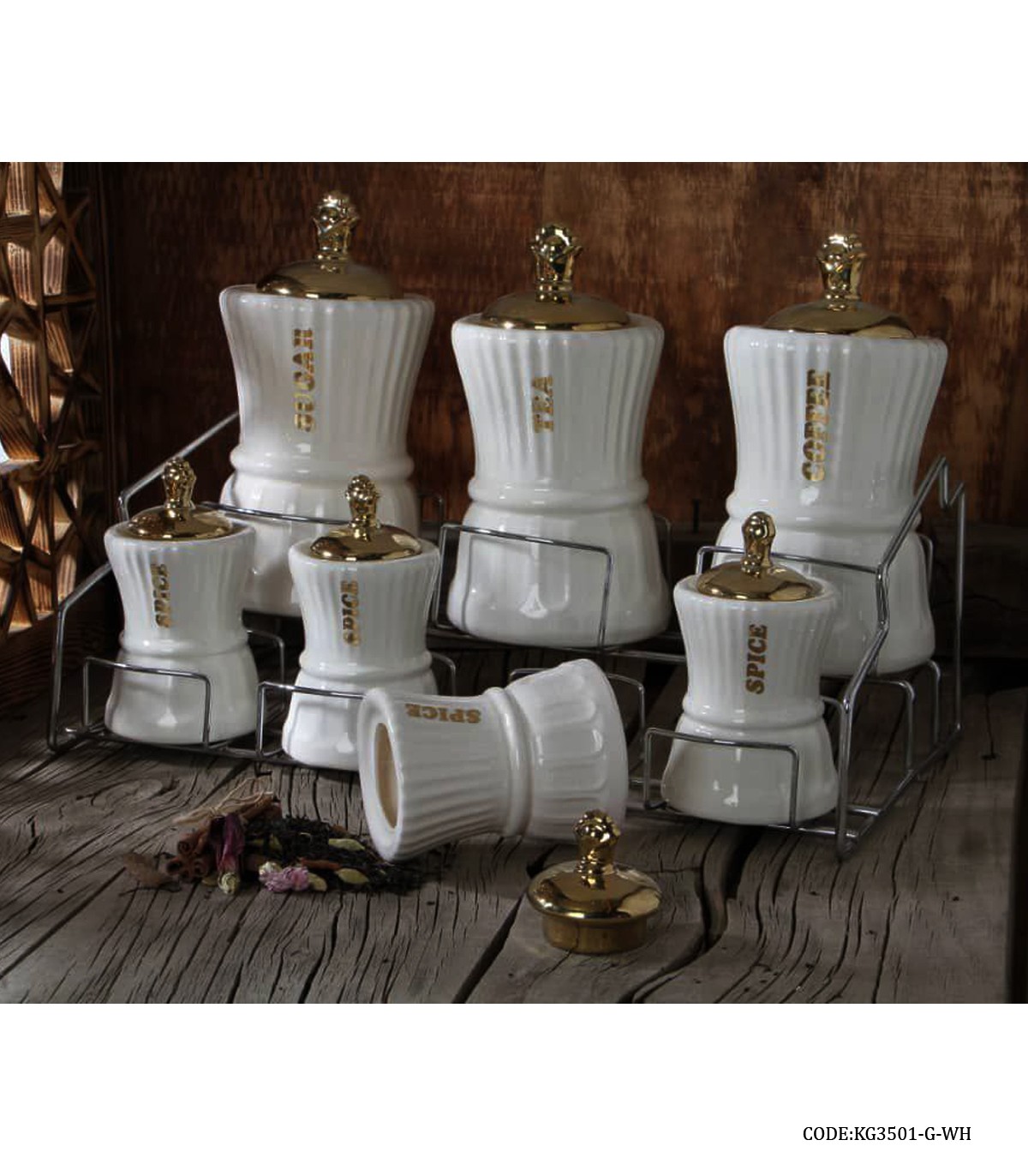 سرویس پاسماوری چینی مدل مهلا سفید طلایی