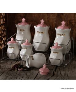 سرویس پاسماوری کلاسیک مدل مه لقا سفید صورتی