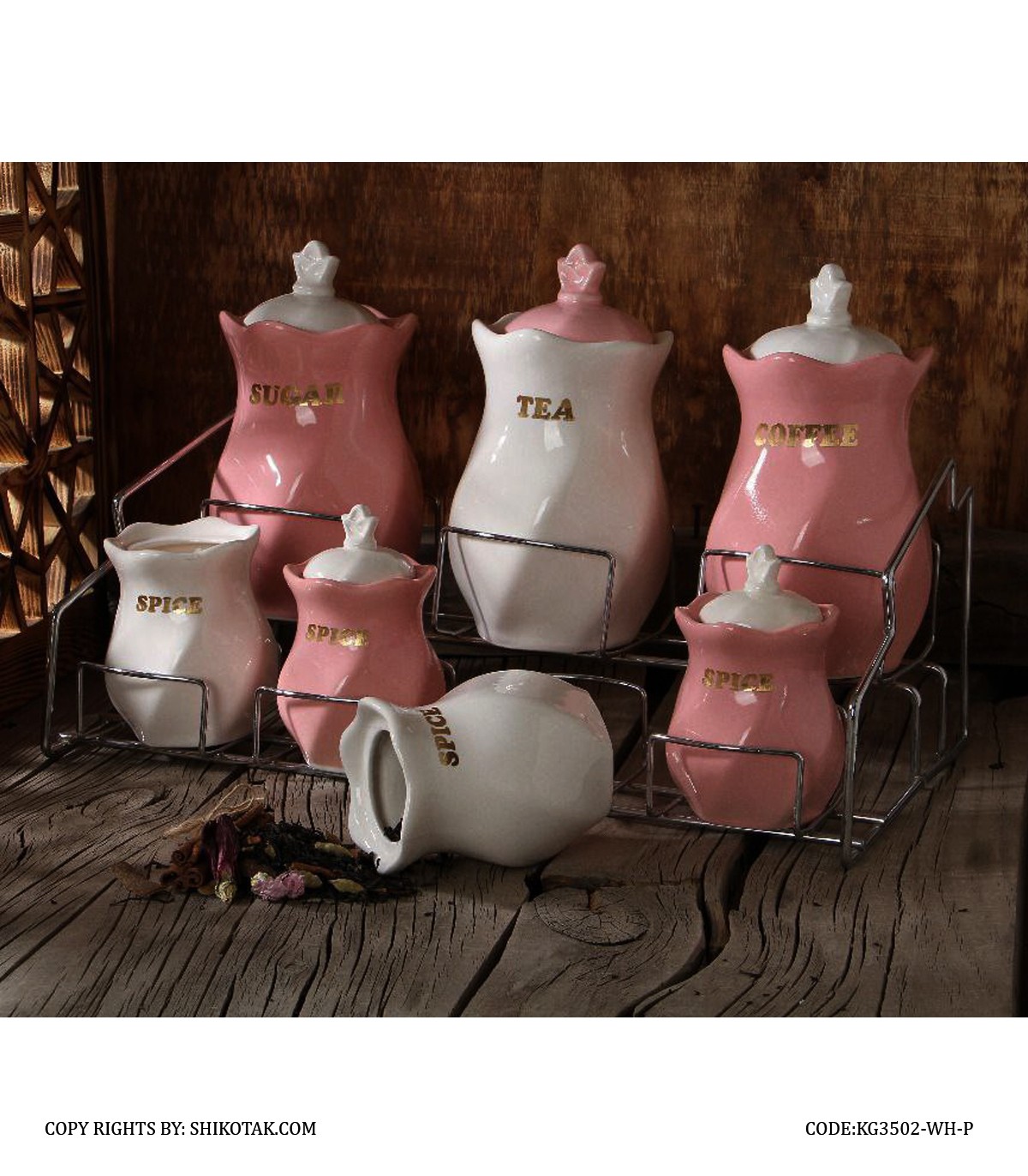 سرویس پاسماوری کلاسیک مدل مه لقا صورتی سفید