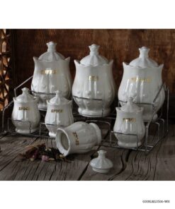 سرویس پاسماوری زیبا مدل FLOWER سفید