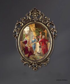 تابلو آینه ای پلی رزین مدل WEAVING GARLANDS