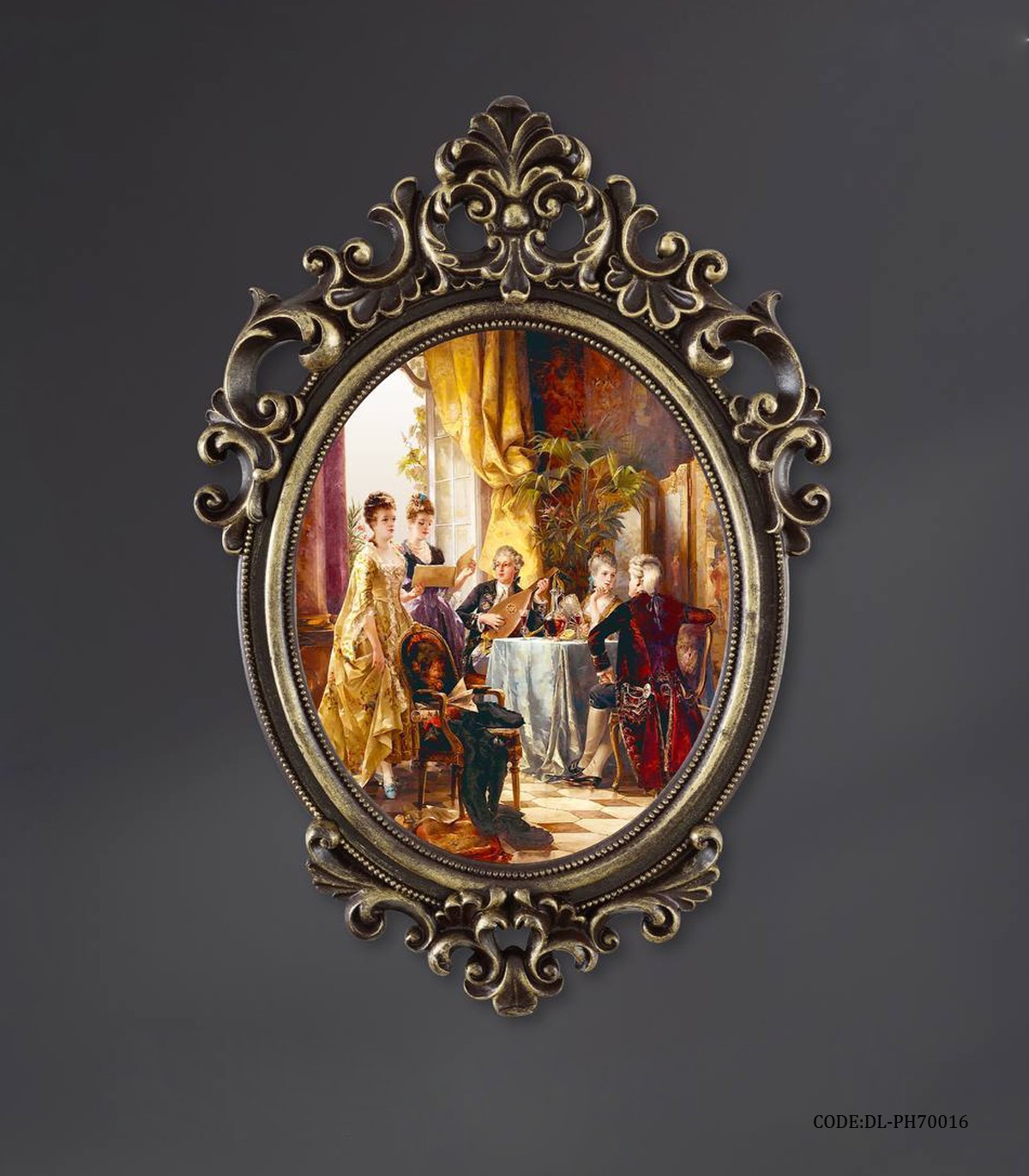 تابلو آینه ای پلی رزین مدل MUSICAL EVENING