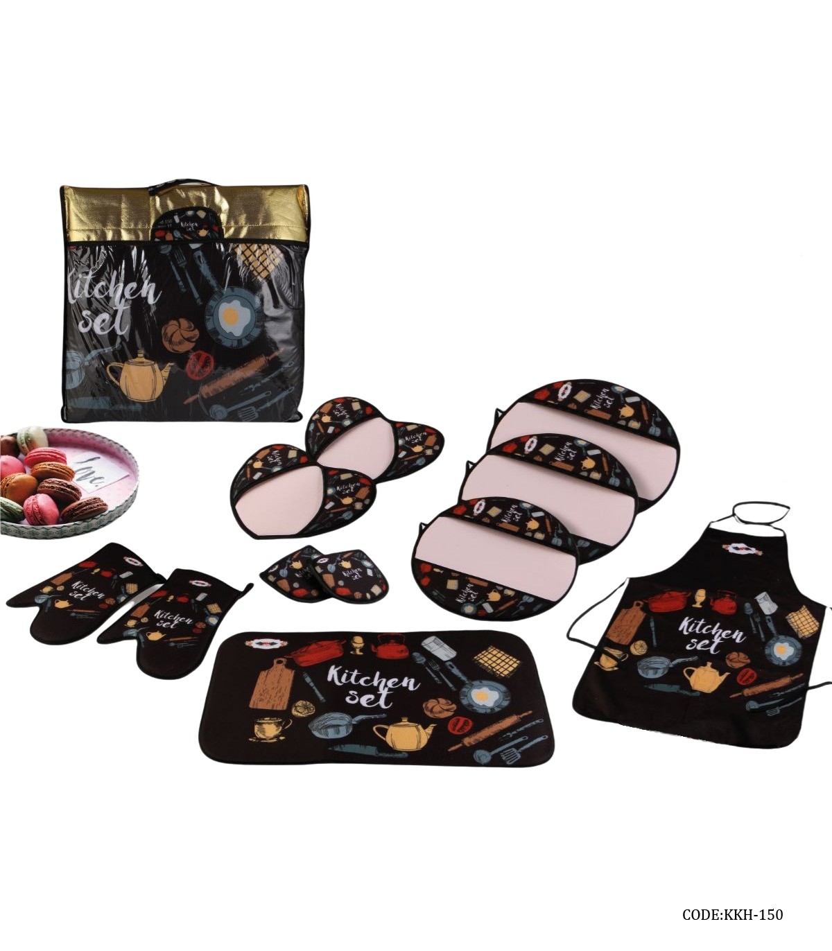 سرویس آشپزخانه پارچه ای مدل kitchen time