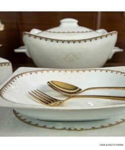 سرویس چینی پردیس 12 نفره 101 پارچه سری ونوس طرح پونه